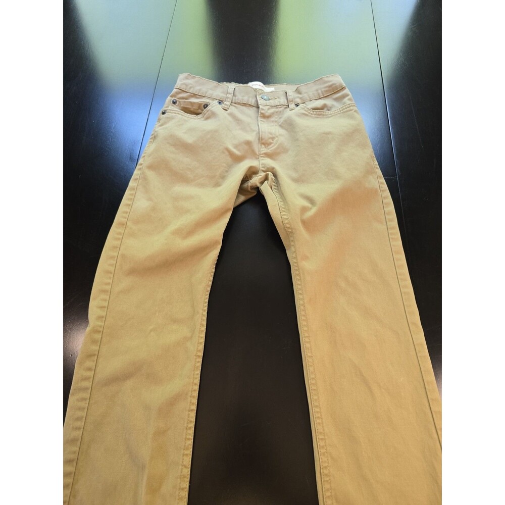 Levis 511 Slim Boys Kids Size 14 Regular 27x27 Stretch Beige Chino Khaki Pants